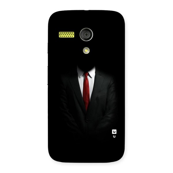 Anonymous Suit Back Case for Moto G