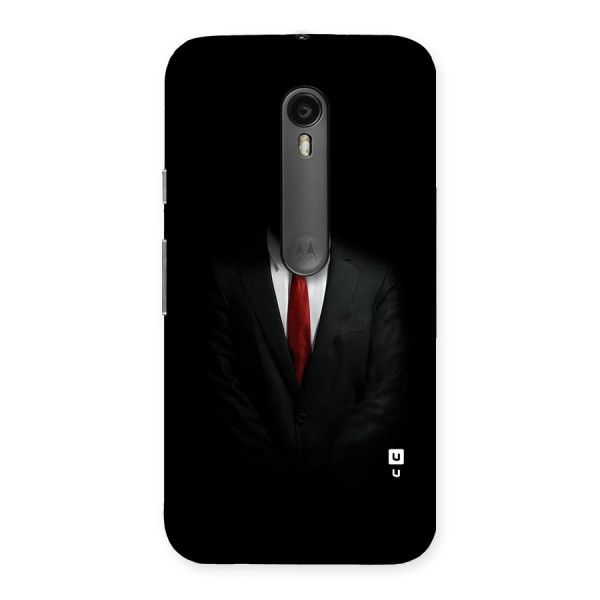 Anonymous Suit Back Case for Moto G3