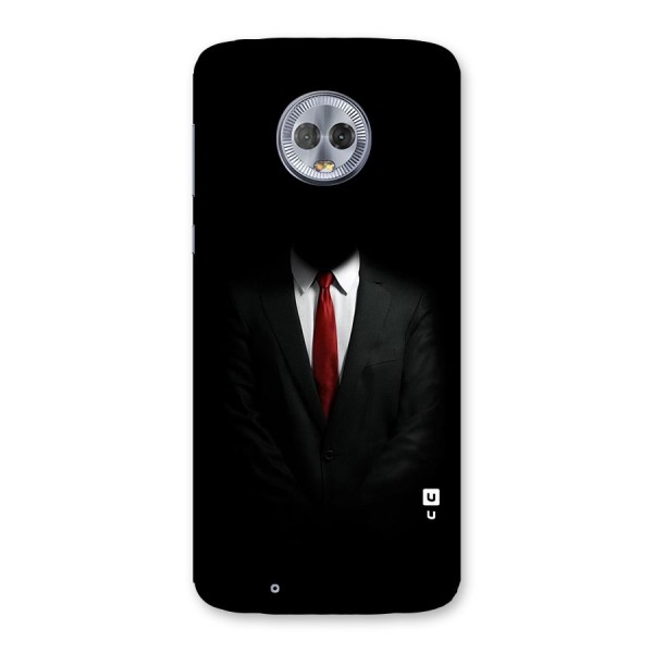 Anonymous Suit Back Case for Moto G6