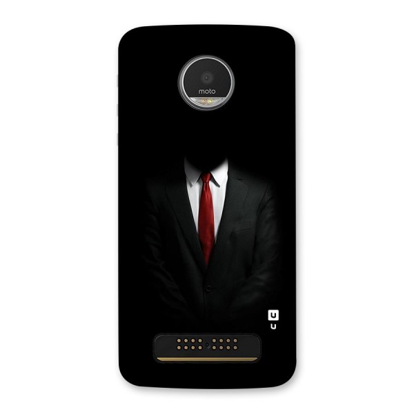 Anonymous Suit Back Case for Moto Z Play