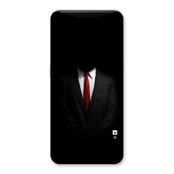 Anonymous Suit Back Case for Oppo Find X