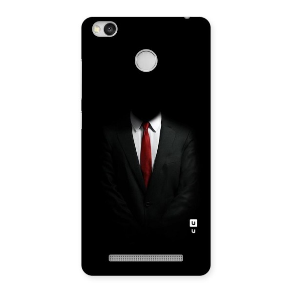 Anonymous Suit Back Case for Redmi 3S Prime