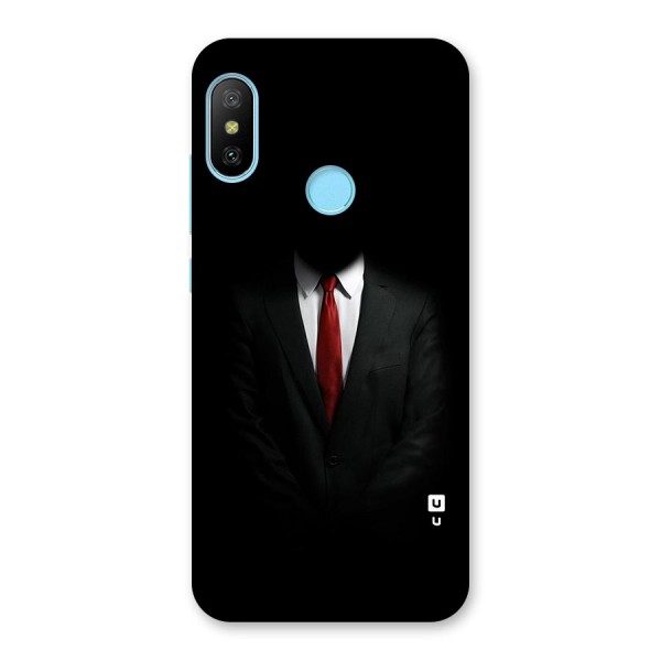 Anonymous Suit Back Case for Redmi 6 Pro