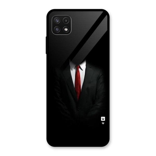 Anonymous Suit Glass Back Case for Galaxy A22 5G