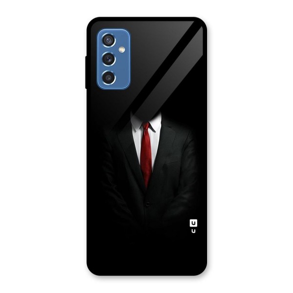 Anonymous Suit Glass Back Case for Galaxy M52 5G