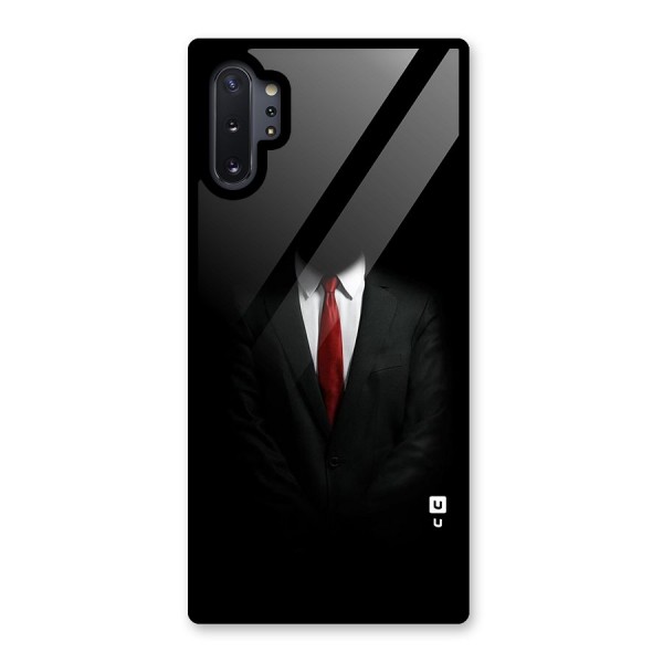 Anonymous Suit Glass Back Case for Galaxy Note 10 Plus