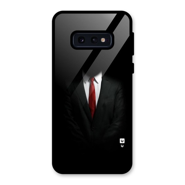 Anonymous Suit Glass Back Case for Galaxy S10e