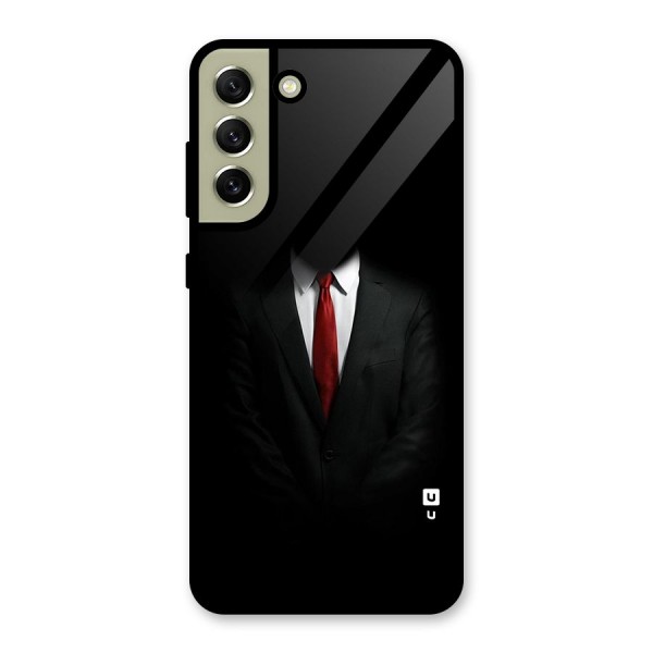 Anonymous Suit Glass Back Case for Galaxy S21 FE 5G