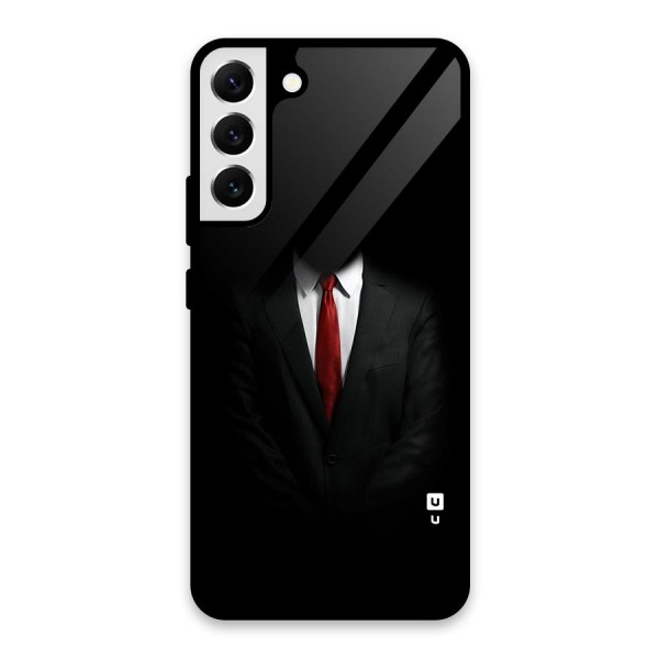 Anonymous Suit Glass Back Case for Galaxy S22 Plus 5G