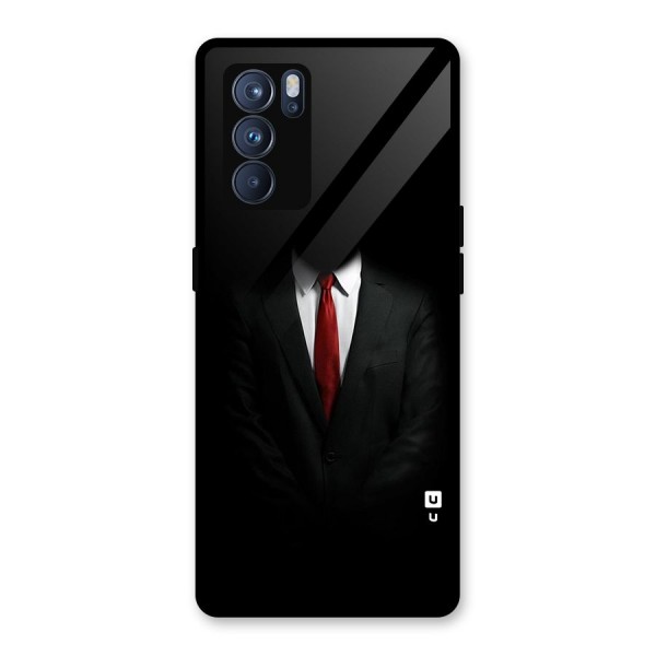 Anonymous Suit Glass Back Case for Oppo Reno6 Pro 5G