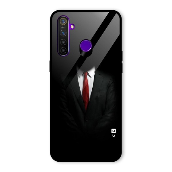 Anonymous Suit Glass Back Case for Realme 5 Pro