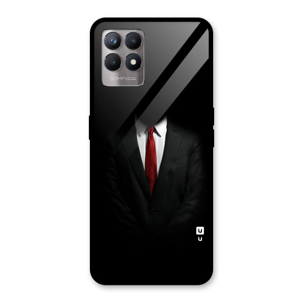 Anonymous Suit Glass Back Case for Realme 8i