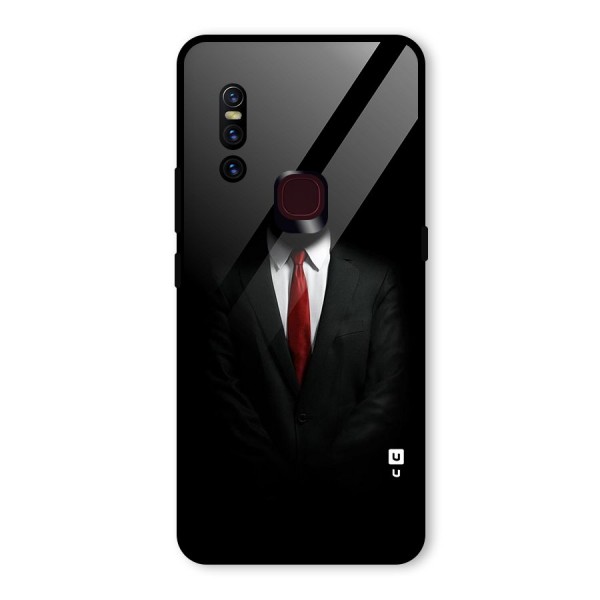 Anonymous Suit Glass Back Case for Vivo V15