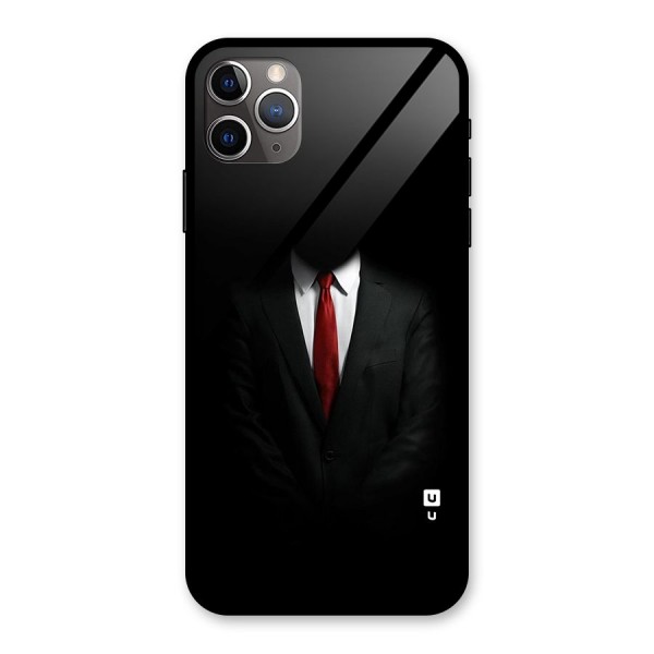 Anonymous Suit Glass Back Case for iPhone 11 Pro Max