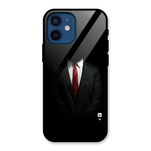 Anonymous Suit Glass Back Case for iPhone 12 Mini