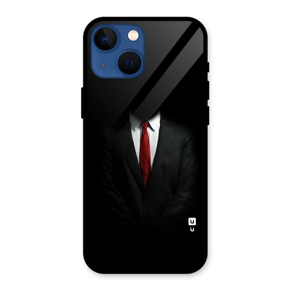 Anonymous Suit Glass Back Case for iPhone 13 Mini