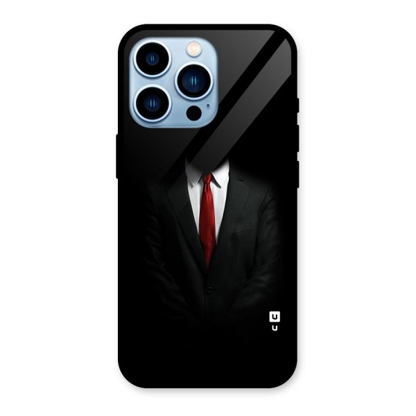 Anonymous Suit Glass Back Case for iPhone 13 Pro