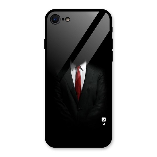 Anonymous Suit Glass Back Case for iPhone 8