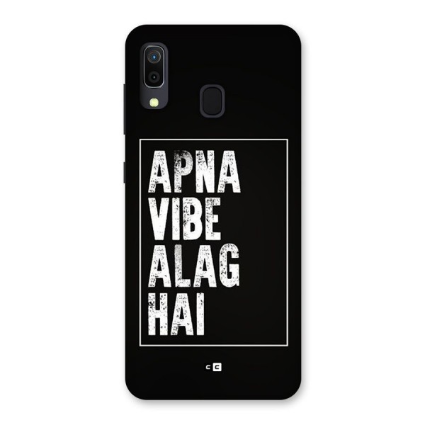 Apna Vibe Back Case for Galaxy A20