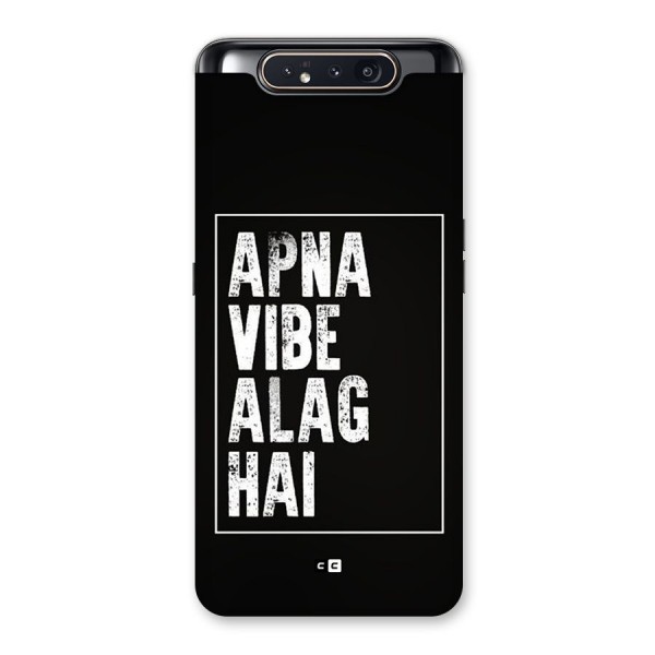 Apna Vibe Back Case for Galaxy A80