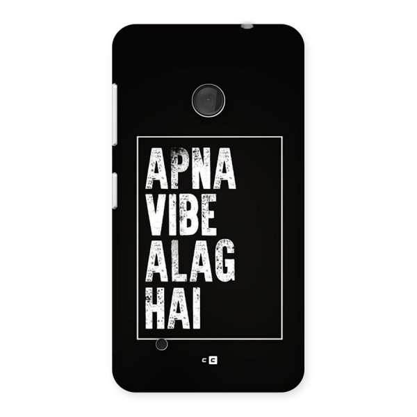 Apna Vibe Back Case for Lumia 530