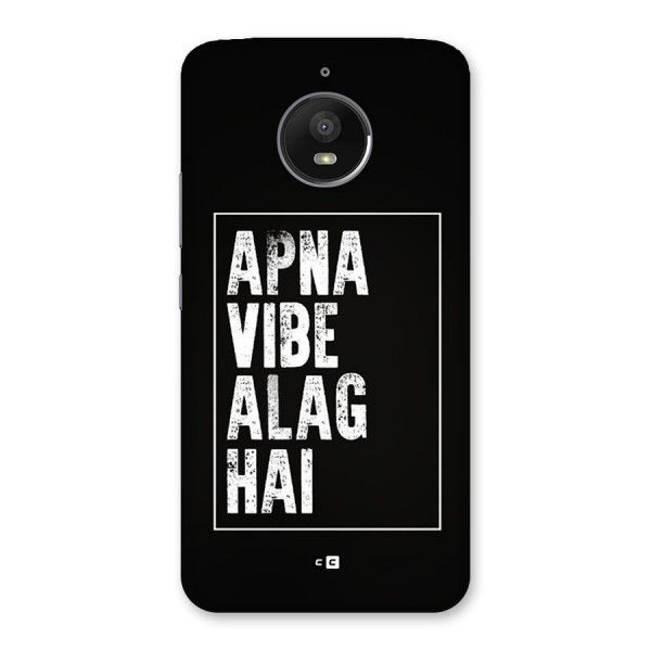 Apna Vibe Back Case for Moto E4 Plus