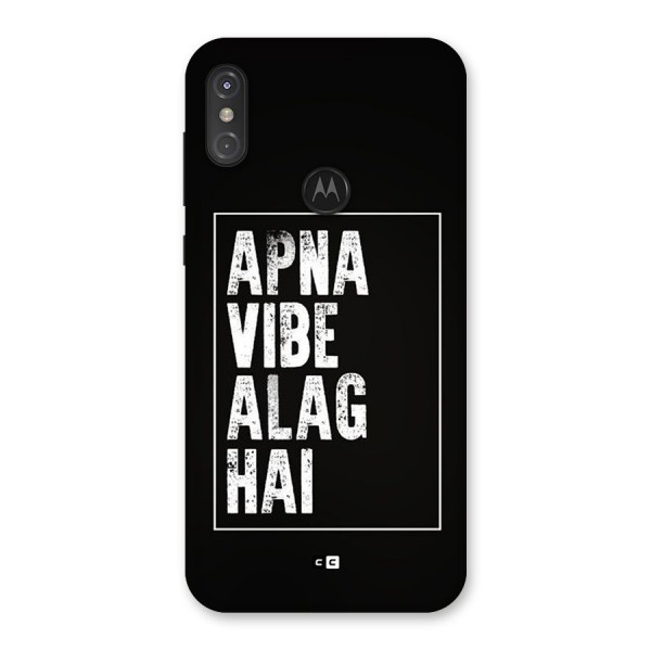 Apna Vibe Back Case for Motorola One Power