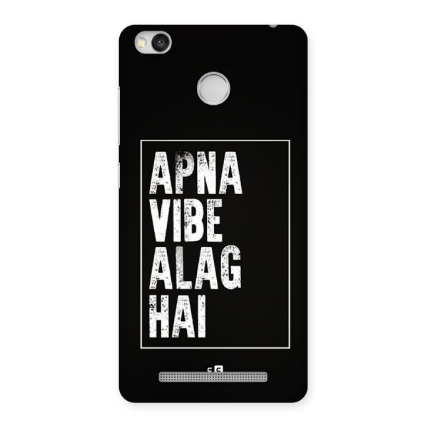 Apna Vibe Back Case for Redmi 3S Prime