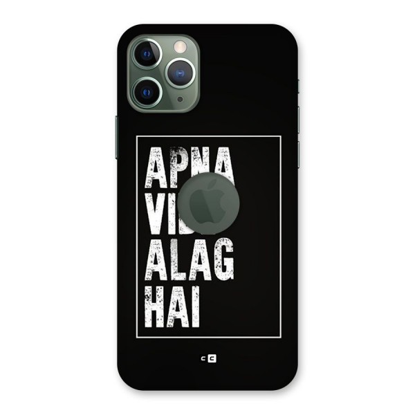 Apna Vibe Back Case for iPhone 11 Pro Logo Cut