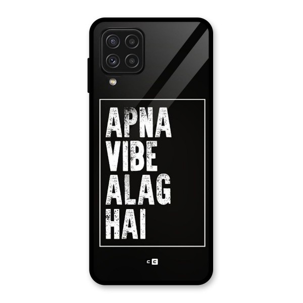 Apna Vibe Glass Back Case for Galaxy A22 4G