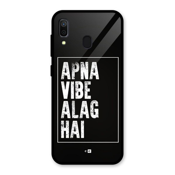 Apna Vibe Glass Back Case for Galaxy A30