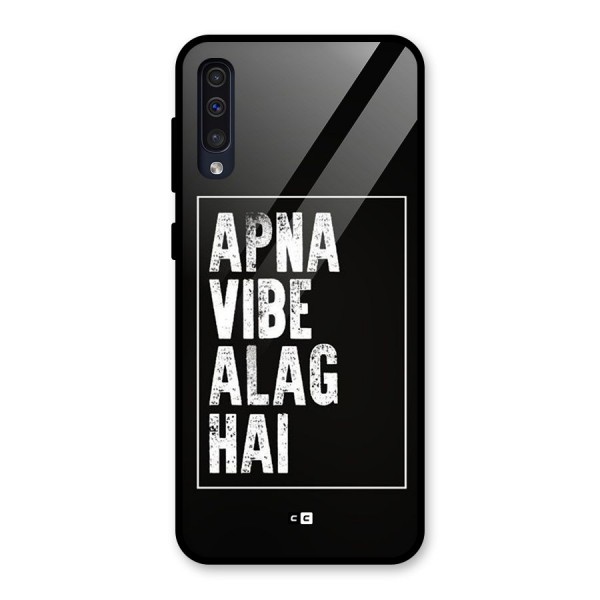 Apna Vibe Glass Back Case for Galaxy A50