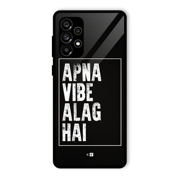 Apna Vibe Glass Back Case for Galaxy A73 5G