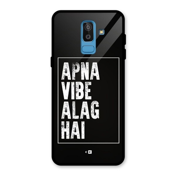 Apna Vibe Glass Back Case for Galaxy J8