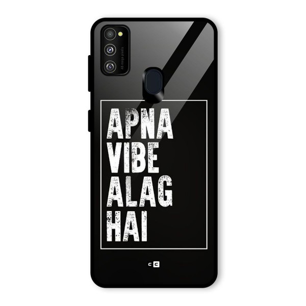 Apna Vibe Glass Back Case for Galaxy M21