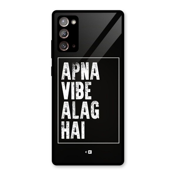 Apna Vibe Glass Back Case for Galaxy Note 20