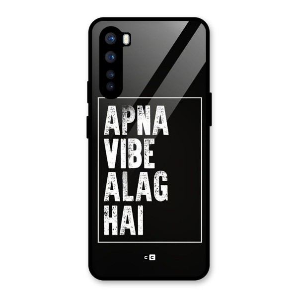 Apna Vibe Glass Back Case for OnePlus Nord