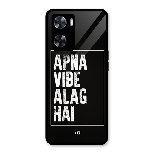 Apna Vibe Glass Back Case for Oppo A57 2022