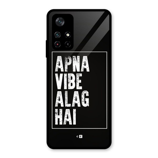 Apna Vibe Glass Back Case for Poco M4 Pro 5G