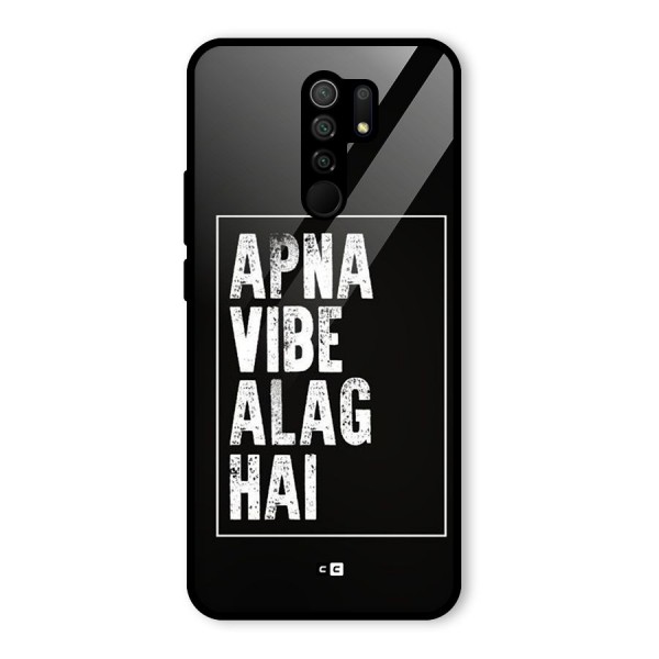 Apna Vibe Glass Back Case for Redmi 9 Prime