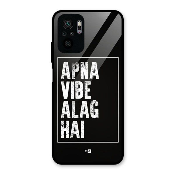 Apna Vibe Glass Back Case for Redmi Note 10