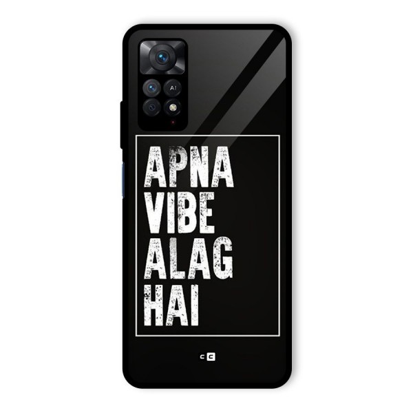 Apna Vibe Glass Back Case for Redmi Note 11 Pro