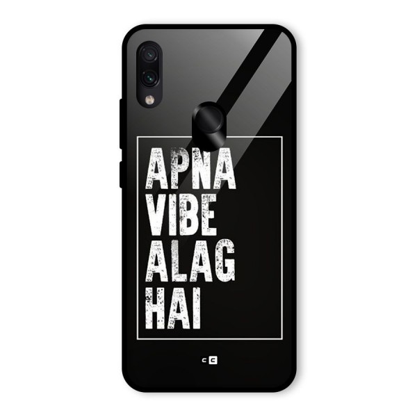 Apna Vibe Glass Back Case for Redmi Note 7