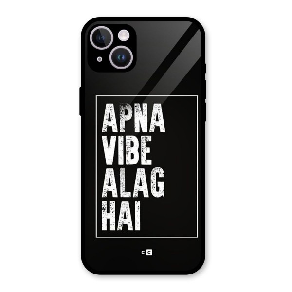 Apna Vibe Glass Back Case for iPhone 14 Plus