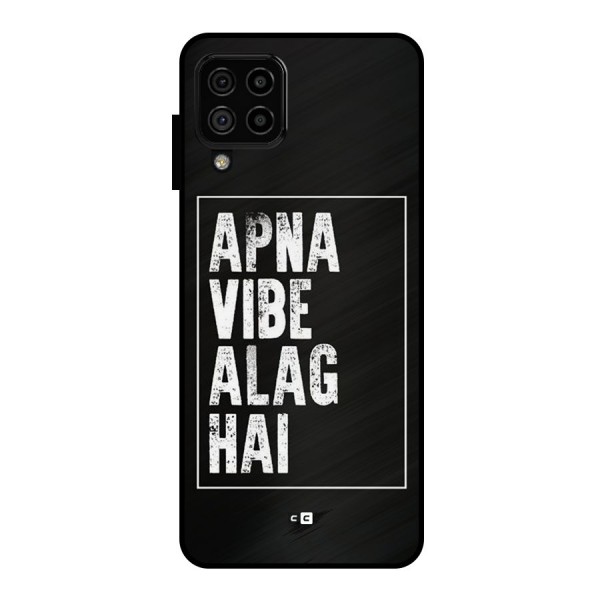 Apna Vibe Metal Back Case for Galaxy A22 4G