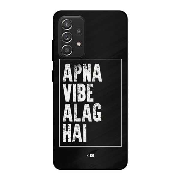 Apna Vibe Metal Back Case for Galaxy A52