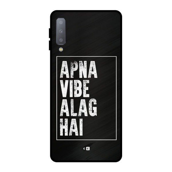 Apna Vibe Metal Back Case for Galaxy A7 (2018)