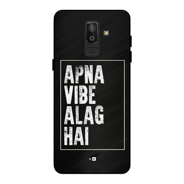 Apna Vibe Metal Back Case for Galaxy J8