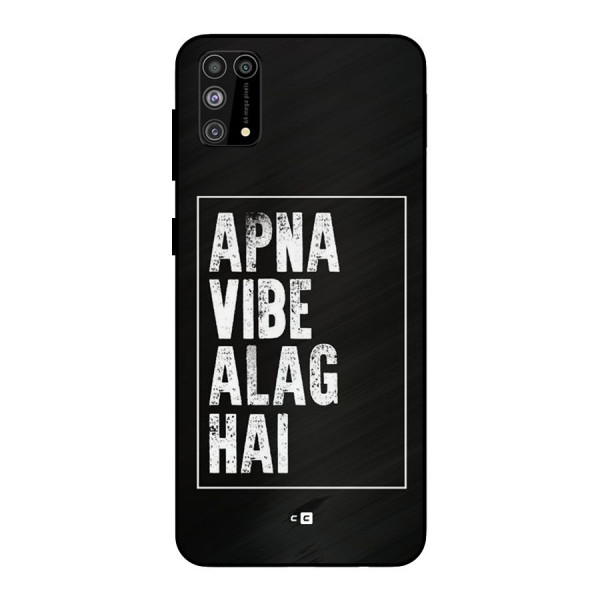 Apna Vibe Metal Back Case for Galaxy M31