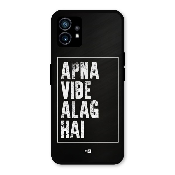 Apna Vibe Metal Back Case for Nothing Phone 1